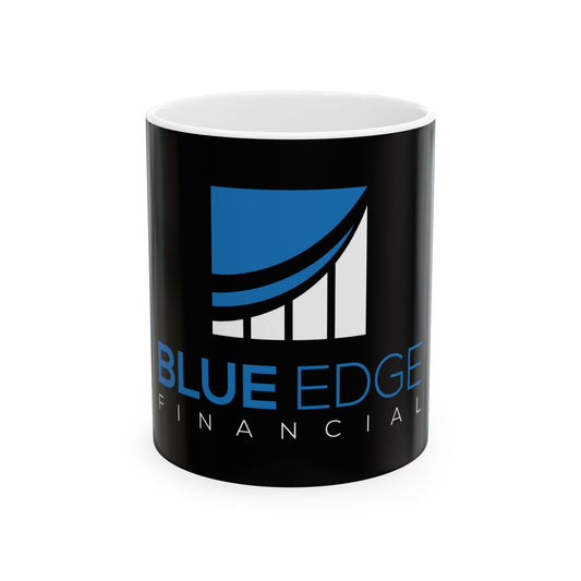 Blue Edge Ceramic Coffee Mug | 11oz & 15oz