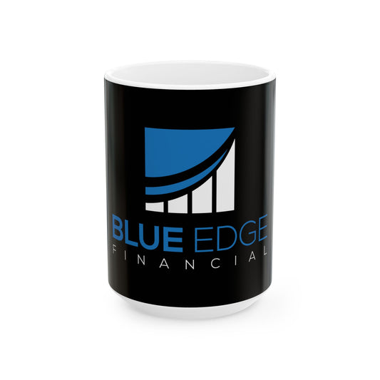Blue Edge Ceramic Coffee Mug | 11oz & 15oz