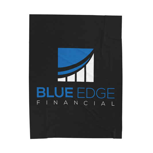 Blue Edge Soft Plush Blanket