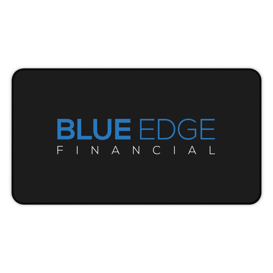 Blue Edge Large Mouse Pad/Desk Mat