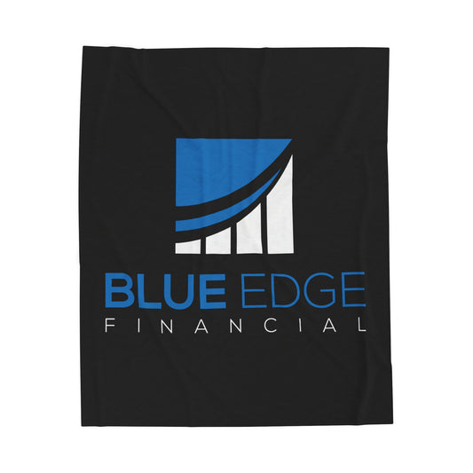 Blue Edge Soft Plush Blanket