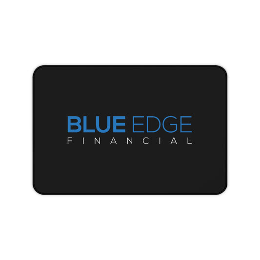 Blue Edge Large Mouse Pad/Desk Mat